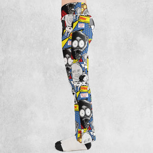 Don't Leave The House Today Pee Wee's Big Adventure Flare Leggings