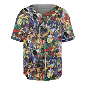 Super TV Heroes HB Unisex Baseball Jersey