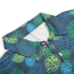 Teenage Mutant Ninja Turtles Pizza AOP Men/Women Polo Shirt