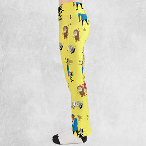 Felix The Cat Characters Flare Leggings