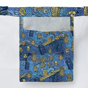 Starry Night Tardis Doctor Who Large Tote Bag