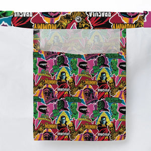 Monsters Pop Collage Universal Monsters Large Tote Bag