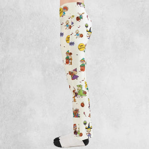 Rugrats Happy Halloween Pattern Flare Leggings