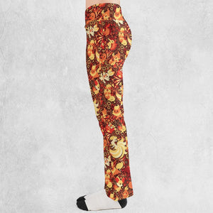 Pokemon Fire Pattern Flare Leggings