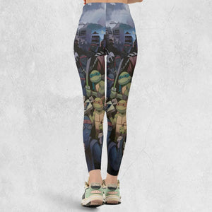 Turtles vs Ninja Teenage Mutant Ninja Turtles Legging