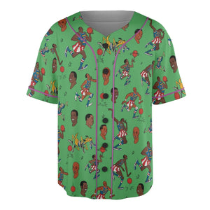 Harlem Globetrotters Characters Unisex Baseball Jersey