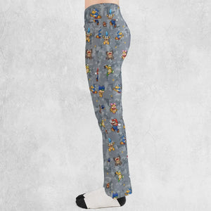 Super Mario Nintendo Video Game Flare Leggings