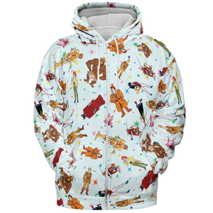 All-over Print Hoodie - 59FCWDNT - - 3
