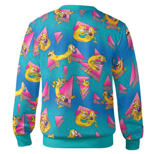 CatDog Nickelodeon Pattern Cardigan