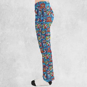 Hero of the Environment Captain Planet and the Planeteers Flare Leggings