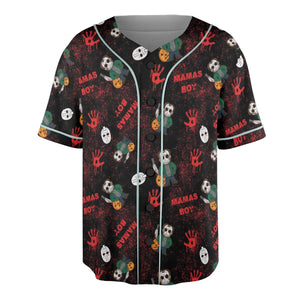 Mamas Boy Friday the 13th Unisex Baseball Jersey