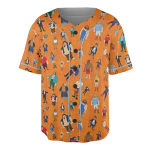 80s Hulk Rock 'n' Wrestling Characters Unisex Baseball Jersey