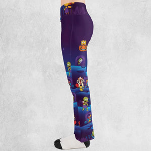 Horror Night The Simpsons Flare Leggings