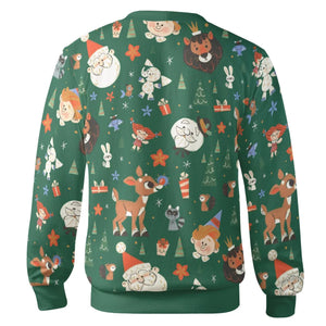Rudolph The Red Nosed Reindeer Characters Cardigan