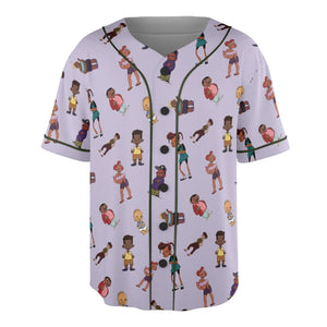 Bebe's Kids Characters Unisex Baseball Jersey
