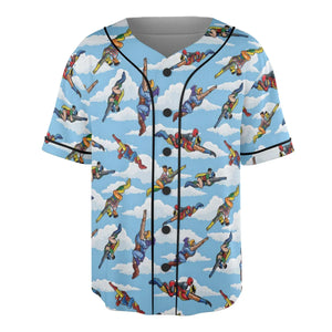 Parody Couples Duo Ambiguously Unisex Baseball Jersey