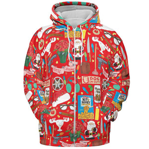 All-over Print Hoodie - PF87Q185 - - 3