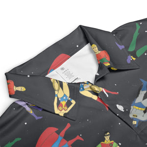 The Super Powers Team Super Friends AOP Men/Women Polo Shirt