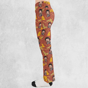 A Swan Song Parks and Recreation Flare Leggings