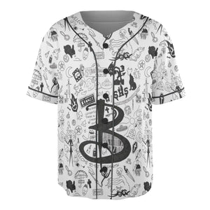 Buffy The Vampire Slayer Pattern Unisex Baseball Jersey