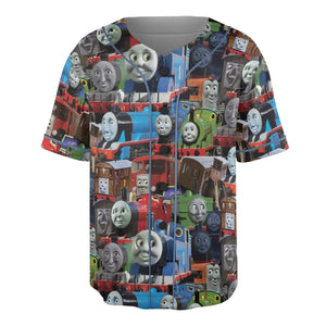 Thomas The Tank Engine Unisex Baseball Jersey