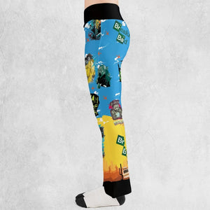 Cooking Meth Breaking Bad Flare Leggings