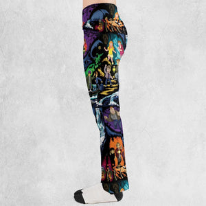 Goonies 80s Pixel Art Flare Leggings