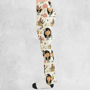 The Electric Company PBS Show Flare Leggings