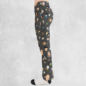 Finish Him Mortal Kombat Flare Leggings