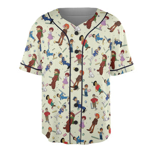 The Little Rascals Cartoon Characters Unisex Baseball Jersey