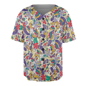 Aloha Garfield And Odie Unisex Baseball Jersey