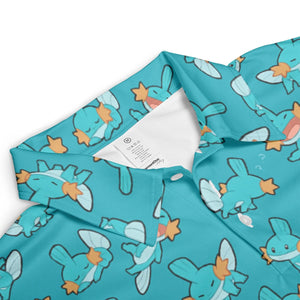 Cute Mudkips Pokemon AOP Men/Women Polo Shirt