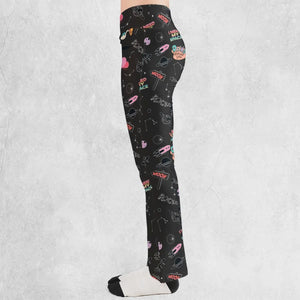 Rocko Space Out Rocko's Modern Life Flare Leggings