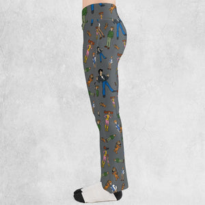 Nostalgic Gang The Fonz and the Happy Days Gang Flare Leggings