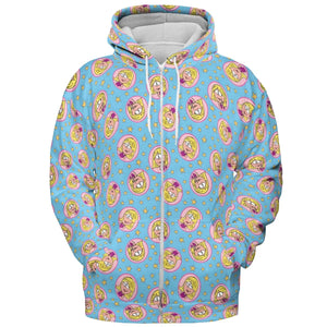 Lizzie Mcguire Badges All-over Print Hoodie