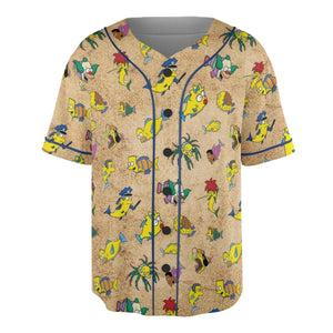 Shrimpsons The Simpsons Unisex Baseball Jersey