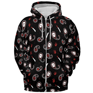Jason Voorhees Friday The 13th Pattern All-over Print Hoodie