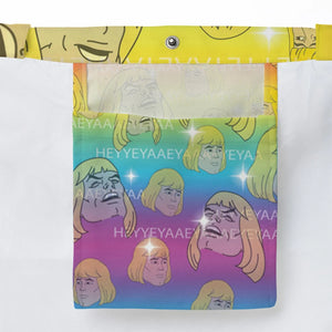 HEYYEYAA He-Man MOTU Large Tote Bag