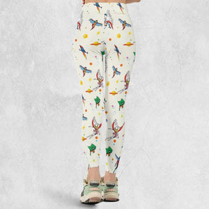 Battle of the Planets Pattern Legging