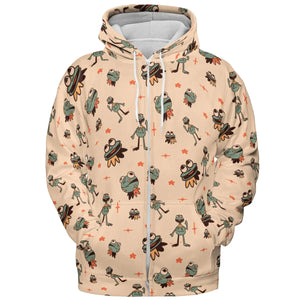 Kermit The Frog Doodles All-over Print Hoodie