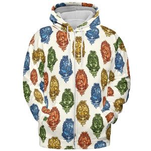 Water Grass Electric Fire I Choose Pattern All-over Print Hoodie