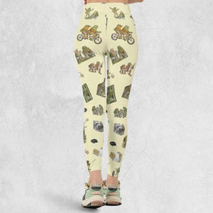 Frog and Toad Pattern Legging