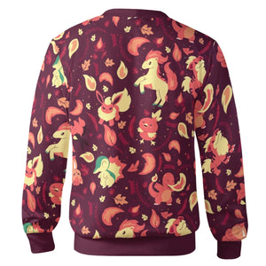 Fire Pokemon Pattern Cardigan