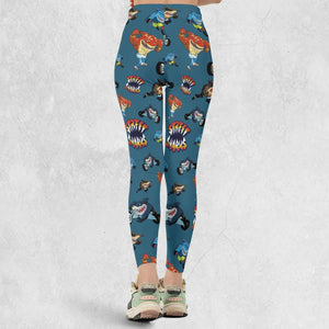 Ripster Slash Street Sharks Legging