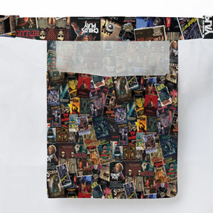 Vintage Horror Pattern Large Tote Bag