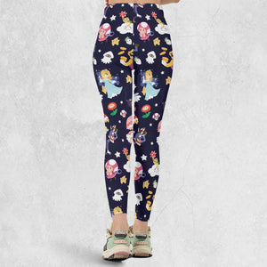 Mushroom Kingdom Super Mario Legging