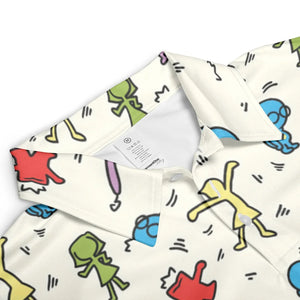 Emotions Pop Inside Out Haring AOP Men/Women Polo Shirt