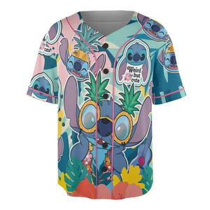 Weird But Cute Stitch Unisex Baseball Jersey