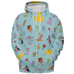 Heffalumps and Woozles Winnie the Pooh All-over Print Hoodie