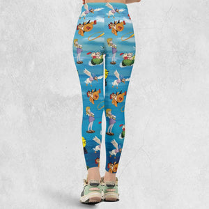 Chasing The Rescuers Characters Legging